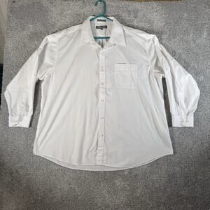 Falcon Bay Button Up Shirt Size 19 35/36 Big Classic Business Casual Minimalist
